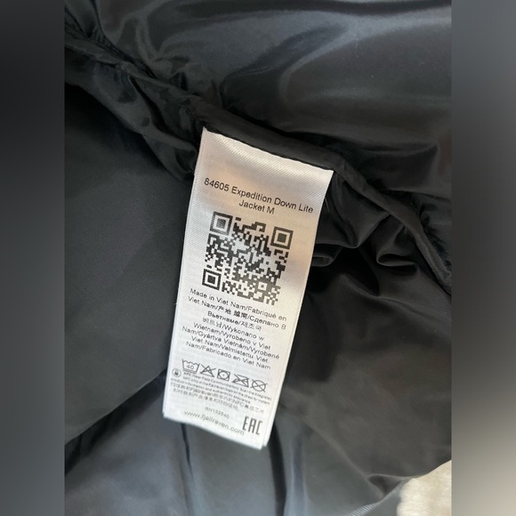 Fjallraven Expedition Down Lite in Black. Men’s XL - Picture 6 of 9